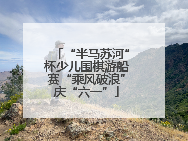 “半马苏河”杯少儿围棋游船赛“乘风破浪”庆“六一”