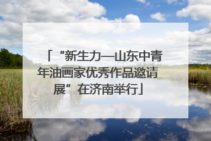 “新生力—山东中青年油画家优秀作品邀请展”在济南举行