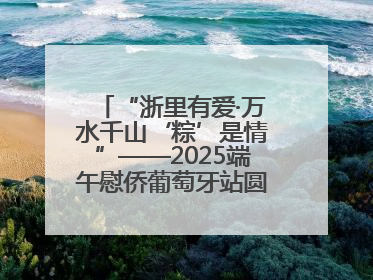 “浙里有爱·万水千山‘粽’是情”——2025端午慰侨葡萄牙站圆满举行