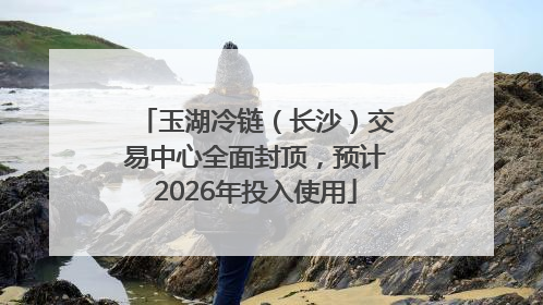 玉湖冷链（长沙）交易中心全面封顶，预计2026年投入使用