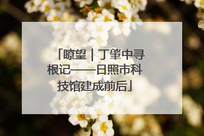 瞭望｜丁肇中寻根记——日照市科技馆建成前后