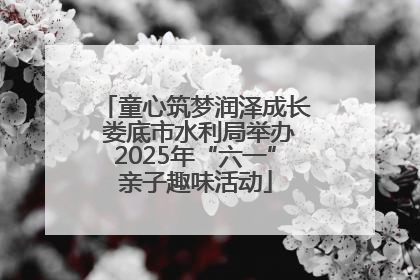 童心筑梦润泽成长 娄底市水利局举办2025年“六一”亲子趣味活动