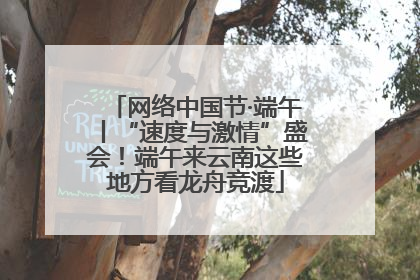 网络中国节·端午丨“速度与激情”盛会！端午来云南这些地方看龙舟竞渡