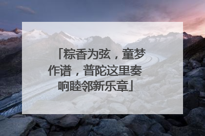 粽香为弦，童梦作谱，普陀这里奏响睦邻新乐章