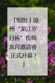 组图丨漳州“龙江岁月杯”传统龙舟邀请赛正式开幕！