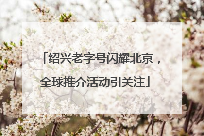 绍兴老字号闪耀北京，全球推介活动引关注