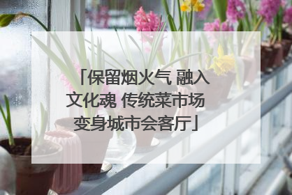 保留烟火气 融入文化魂 传统菜市场变身城市会客厅