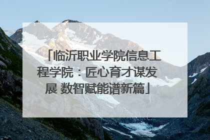 临沂职业学院信息工程学院：匠心育才谋发展 数智赋能谱新篇
