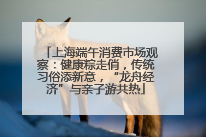 上海端午消费市场观察：健康粽走俏，传统习俗添新意，“龙舟经济”与亲子游共热
