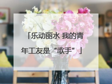 乐动丽水 我的青年工友是“歌手”