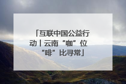 互联中国公益行动丨云南“咖”位“啡”比寻常