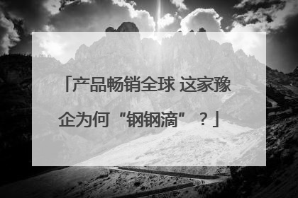 产品畅销全球 这家豫企为何“钢钢滴”？