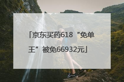 京东买药618“免单王”被免66932元