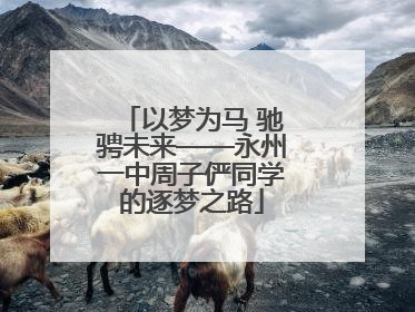 以梦为马 驰骋未来——永州一中周子俨同学的逐梦之路