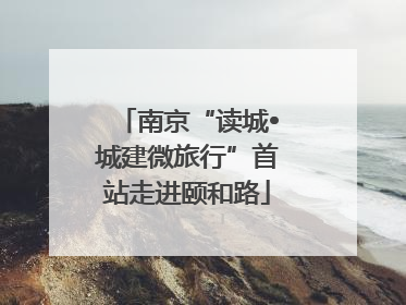 南京“读城•城建微旅行”首站走进颐和路
