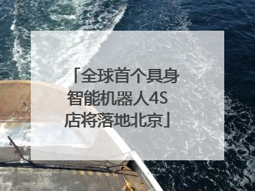全球首个具身智能机器人4S店将落地北京