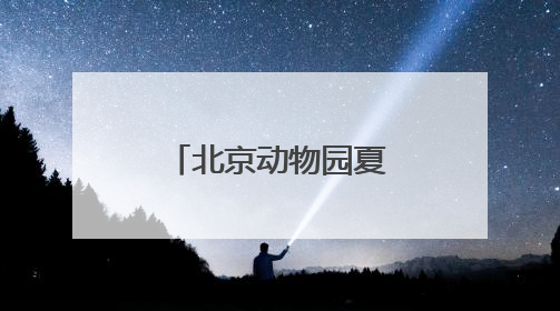 北京动物园夏日菜单丨动物食堂上新啦！