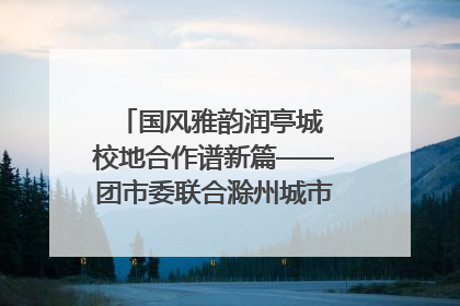 国风雅韵润亭城 校地合作谱新篇——团市委联合滁州城市职业学院助力传统文化“破圈”绽放