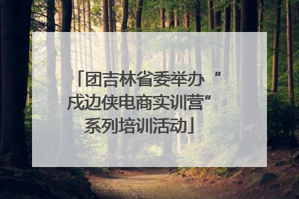 团吉林省委举办“戍边侠电商实训营”系列培训活动