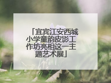宜宾江安西城小学童韵皮影工作坊亮相这一主题艺术展