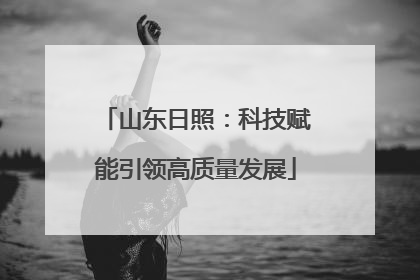 山东日照：科技赋能引领高质量发展