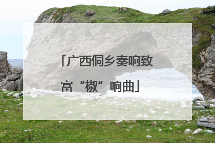广西侗乡奏响致富“椒”响曲