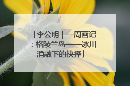 李公明｜一周画记：格陵兰岛——冰川消融下的抉择