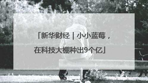 新华财经｜小小蓝莓，在科技大棚种出9个亿