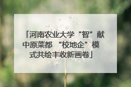 河南农业大学“智”献中原菜都 “校地企”模式共绘丰收新画卷