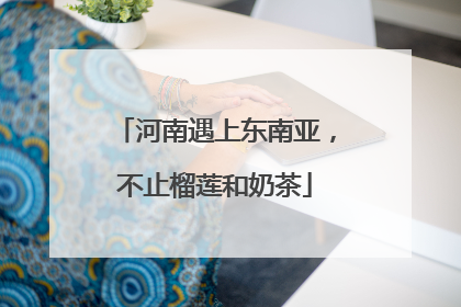 河南遇上东南亚，不止榴莲和奶茶
