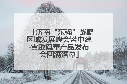 济南“东强”战略区域发展峰会暨中建·雲啟鳳華产品发布会圆满落幕