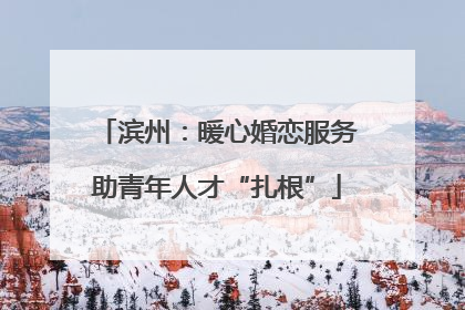 滨州：暖心婚恋服务助青年人才“扎根”
