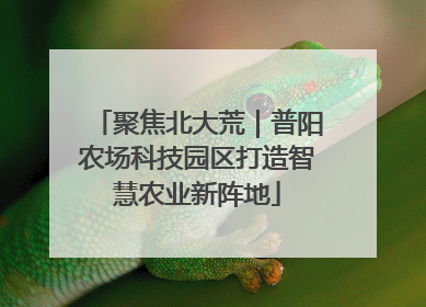 聚焦北大荒｜普阳农场科技园区打造智慧农业新阵地