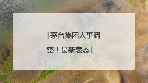 茅台集团人事调整！最新表态