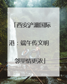 西安浐灞国际港：端午传文明 邻里情更浓
