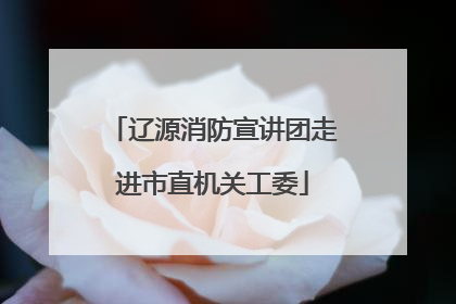 辽源消防宣讲团走进市直机关工委