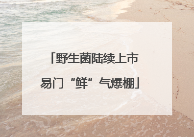 野生菌陆续上市 易门“鲜”气爆棚