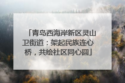 青岛西海岸新区灵山卫街道：架起民族连心桥，共绘社区同心圆