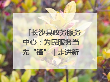 长沙县政务服务中心：为民服务当先“锋”｜走进新时代“雷锋传人 长沙榜样”