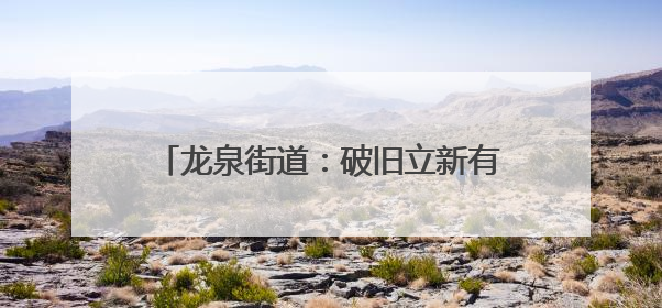 龙泉街道：破旧立新有良方 移风易俗见实效