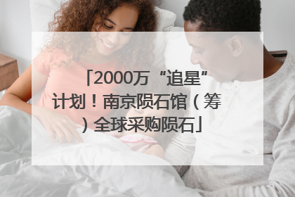 2000万“追星”计划！南京陨石馆（筹）全球采购陨石