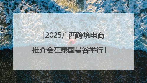 2025广西跨境电商推介会在泰国曼谷举行