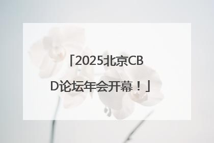 2025北京CBD论坛年会开幕！
