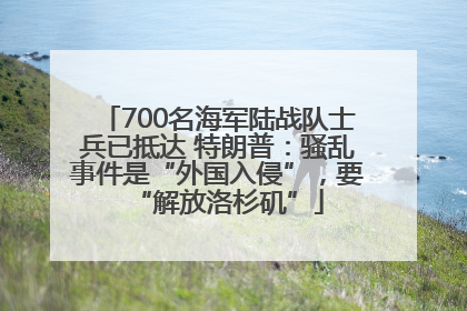 700名海军陆战队士兵已抵达 特朗普：骚乱事件是“外国入侵”，要“解放洛杉矶”