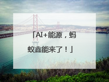 AI+能源，蚂蚁鑫能来了！