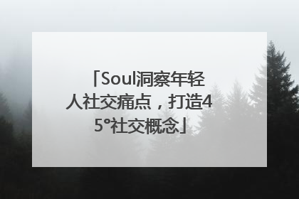 Soul洞察年轻人社交痛点，打造45°社交概念